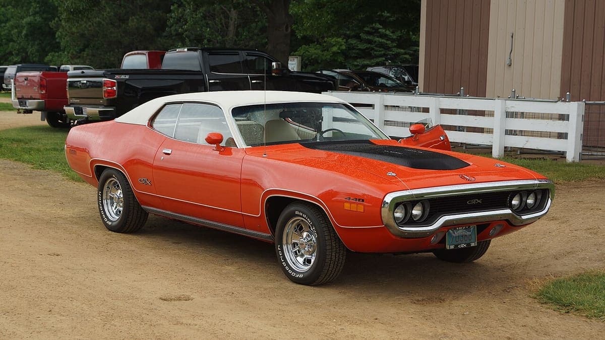 1971 플리머스 GTX 실제 차량 사진