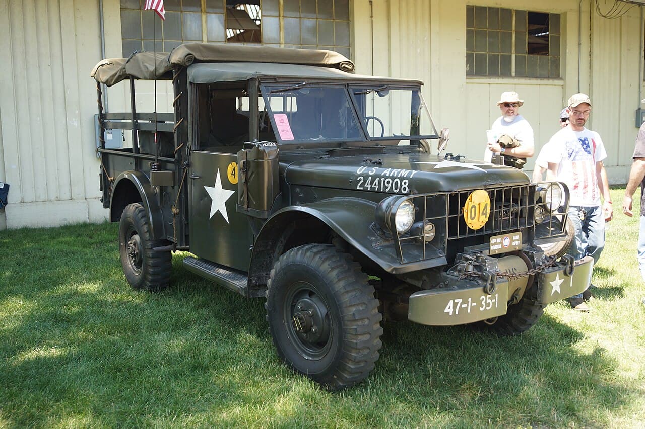M37의 참고 차종인 1954 닷지 M37 실제 차량 사진